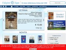 Tablet Screenshot of edizionisegno.it